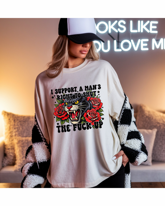 Support a man’s right