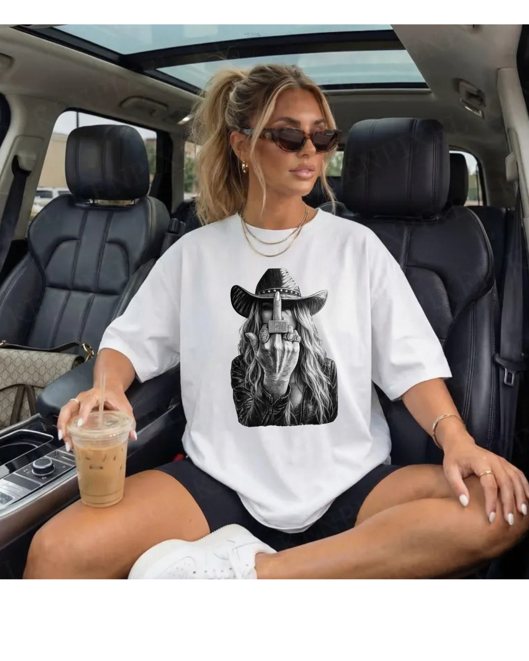 F off Cowgirl tee