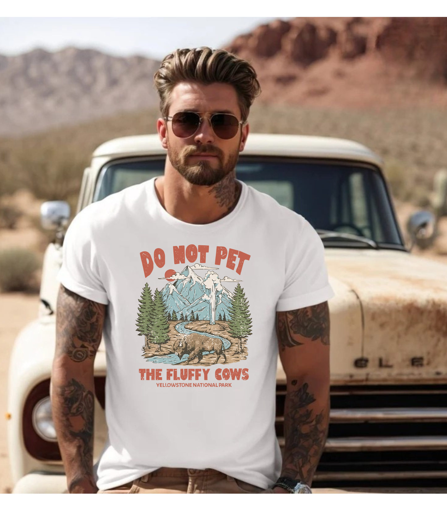 Fluffy cow tshirt
