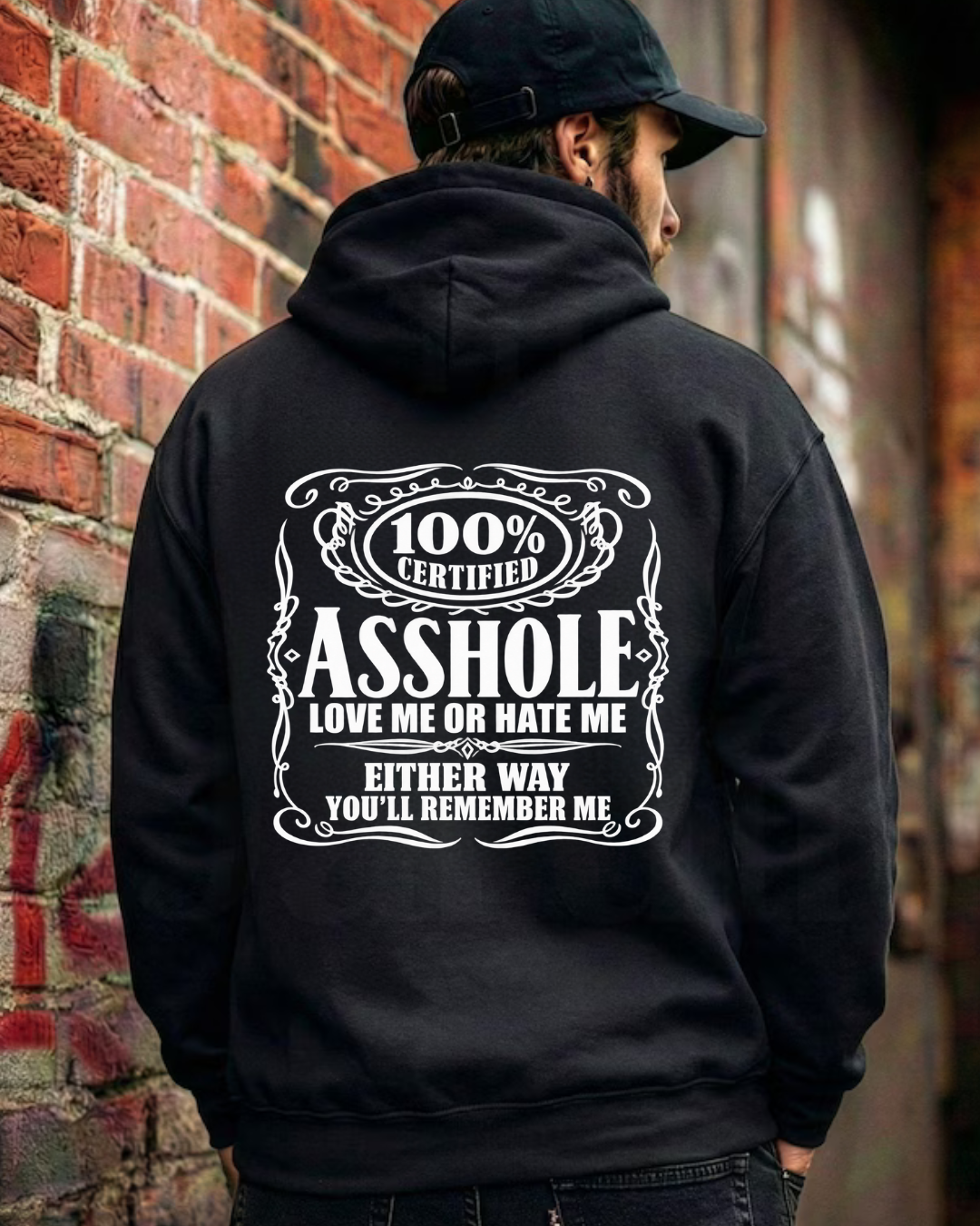 100% certified hoodie