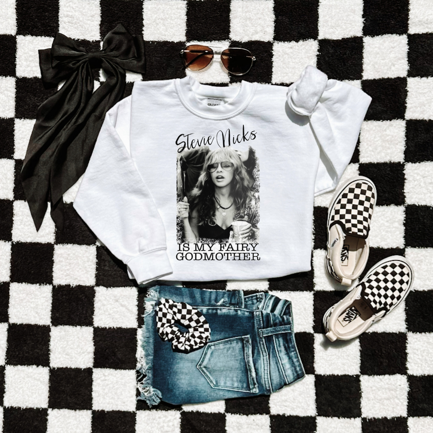 Stevie Nicks crew neck